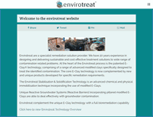 Tablet Screenshot of envirotreat.com